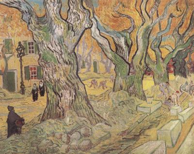 Vincent Van Gogh The Road Menders (nn04) Norge oil painting art